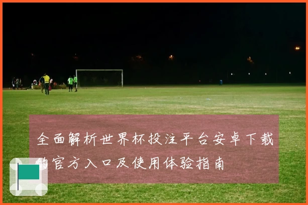 全面解析世界杯投注平台安卓下载的官方入口及使用体验指南
